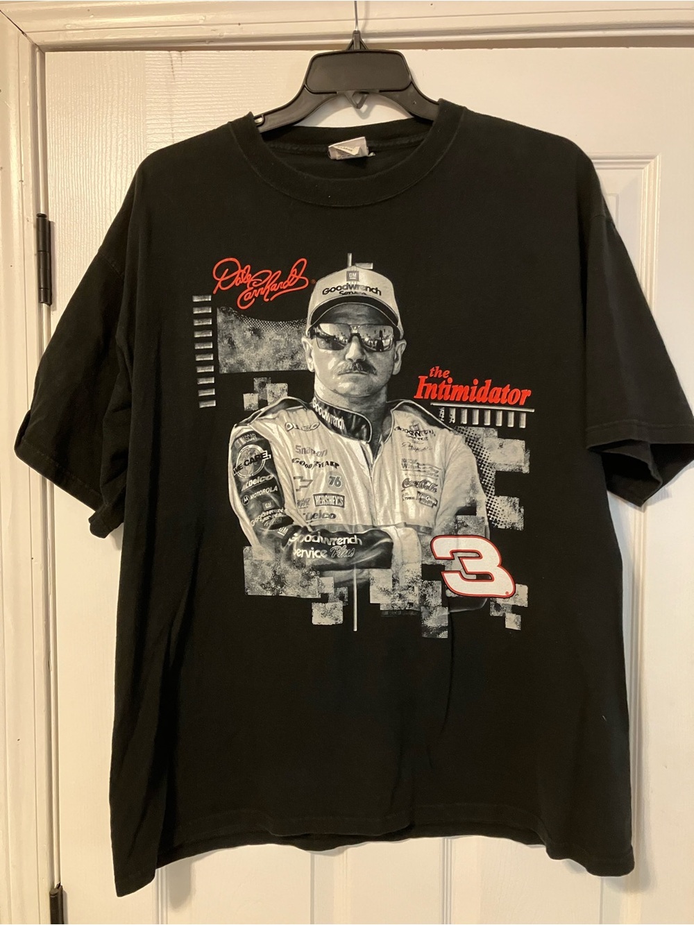 Dale Earnhardt The Intimidator 3 Chase Authentics Black Shirt Size XL NASCAR
